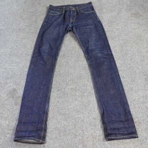 Shockoe Jeans 29 x 33 Blue Straight Old Boy Kuroki Rainbow Selvedge Signed